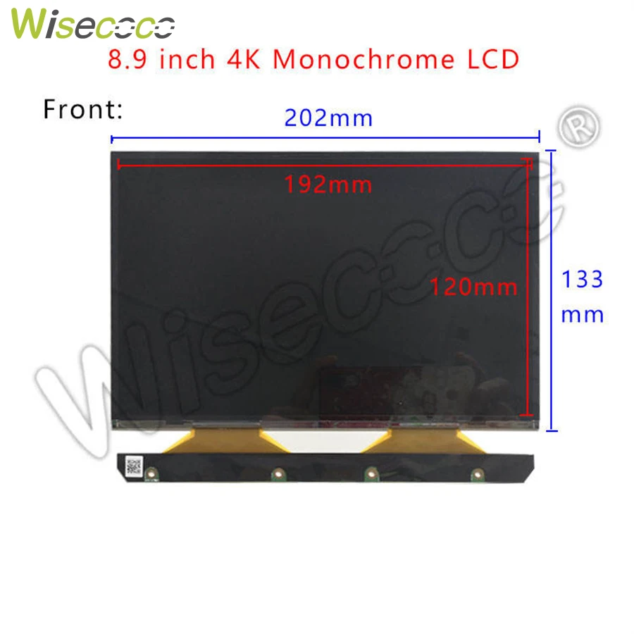 

8.9 inch For Anycubic Photon Mono X Replacement 4k Monochrome Display 3d Printer Mono Screen 3840x2400