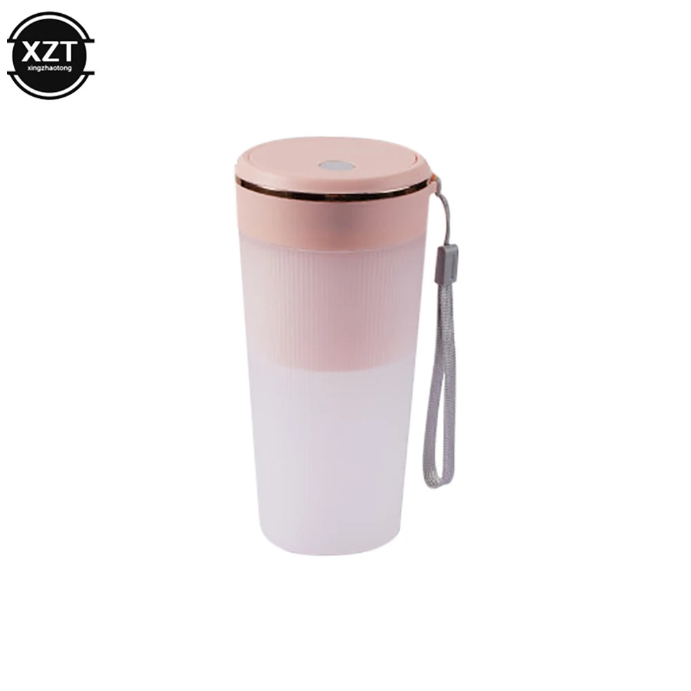 USB Charging Portable Juicer Small Household 4 Blades Blender Juicer  Fruit Juicer Cup Automatic Smoothie Mixer Kitchen Tools