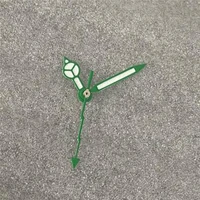 green edge white watch hands green luminous for nh35364r7s movement watch accessories