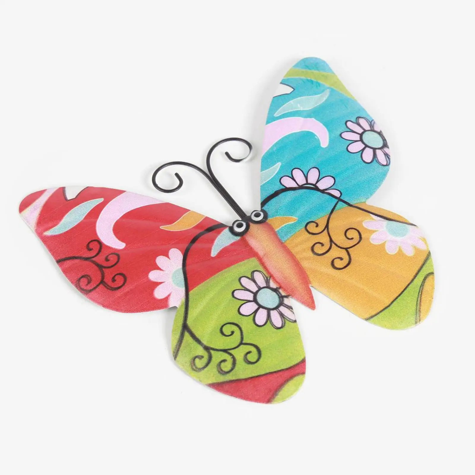 

Multicolored Butterfly Wall Decor Sculpture Wall Art Home Patio Decoration