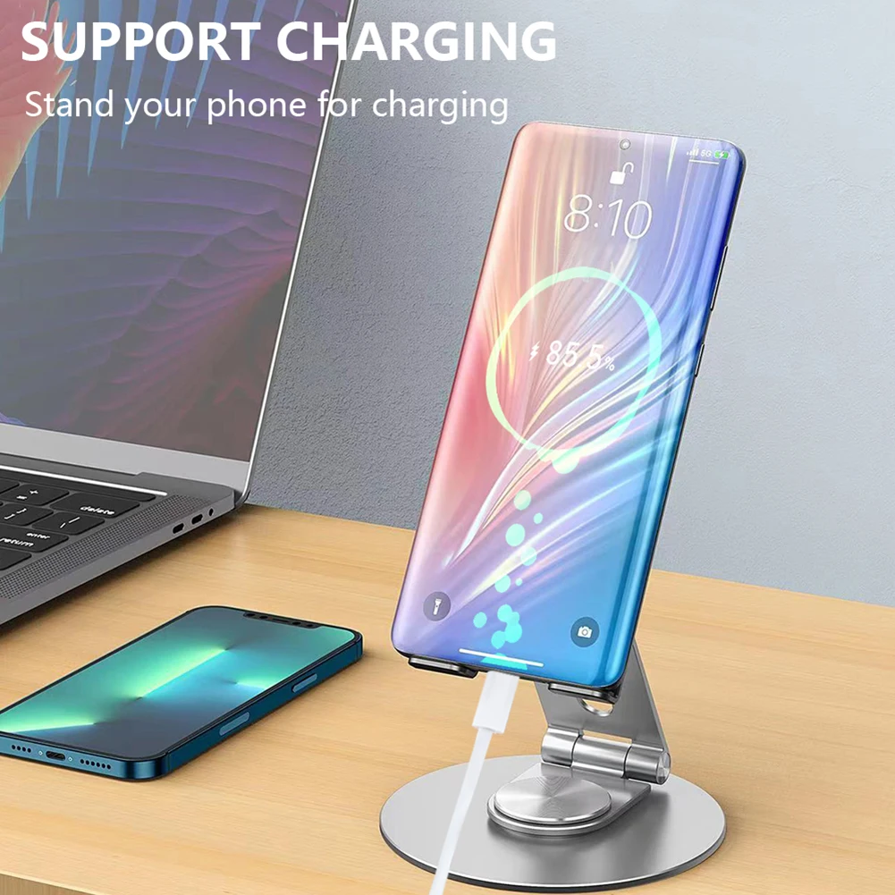 

Держатель для смартфона из алюминиевого сплава, регулируемый вращающийся телескопический кронштейн для iPhone 14, iPad Pro