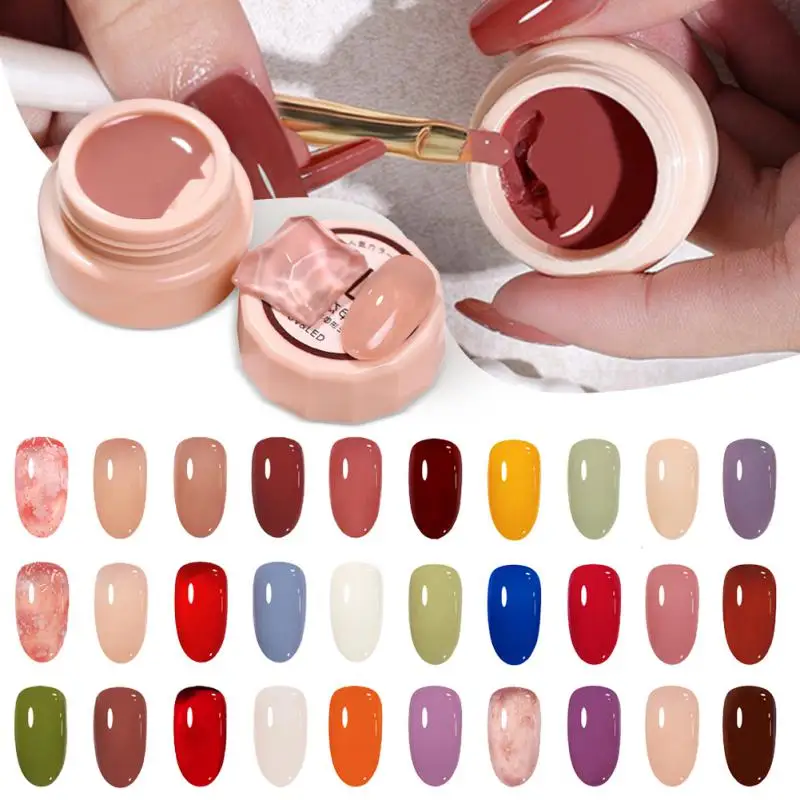 

Elano 30 Colors Painting Gel Solid Gel Nail Polish Semi Permanent Soak Off UV Varnish Lacquer Drawing Gel Manicure DIY Nails Art