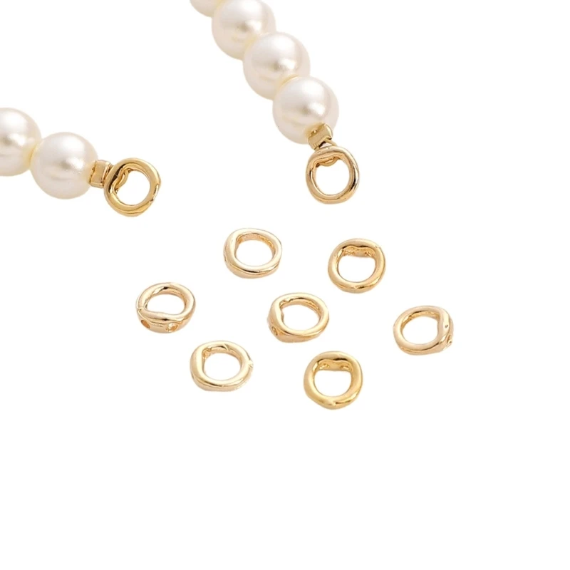 Прочные соединительные кольца с двойным отверстием ювелирные застежки для