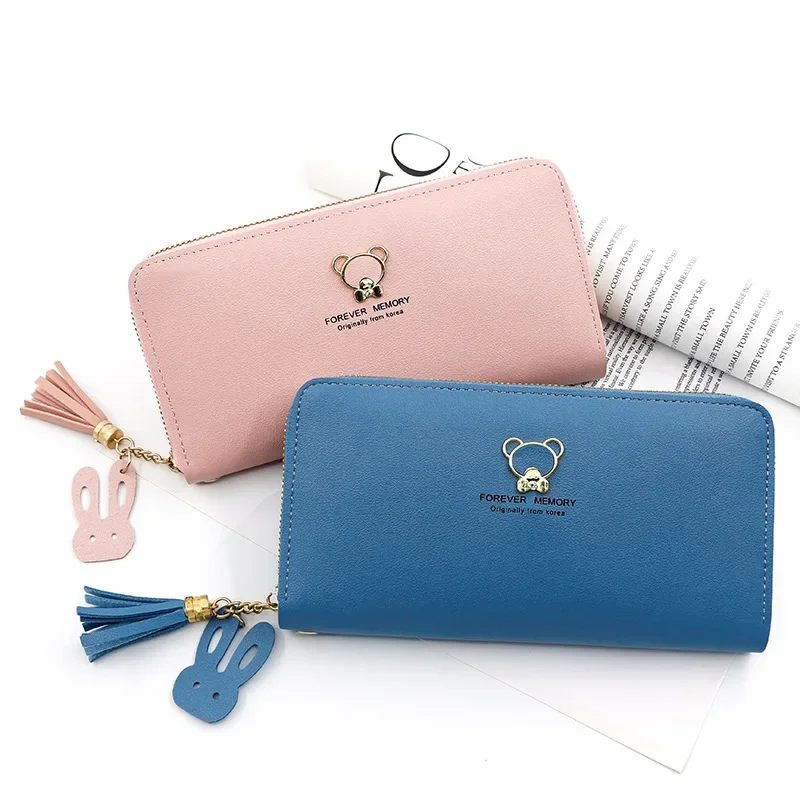 

Wallets for Women Kawaii Large Wallet Luxury Designer Lady Wallet Pink Purse Womens Wallet Big Women Leather Wallet Coin Purse