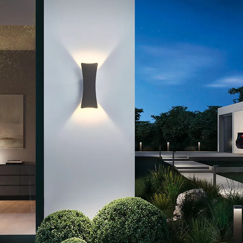 

Outdoor Wall Sconce Led Balcony Exterior Wall Lamp Aluminum Ip65 Waterproof Front Modern Porch Light outdoor wall light