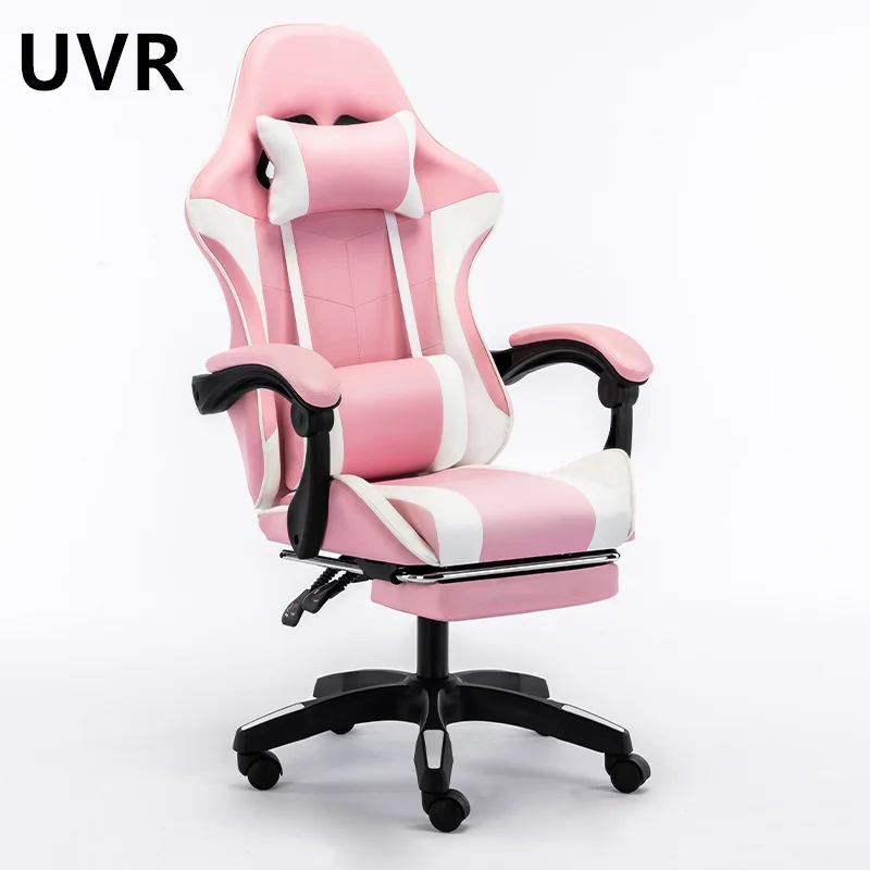 

UVR High-quality Swivel Lifting Lying Gamer Chair Internet Cafe Racing Chair With Footrest Ergonomic Computer Chair