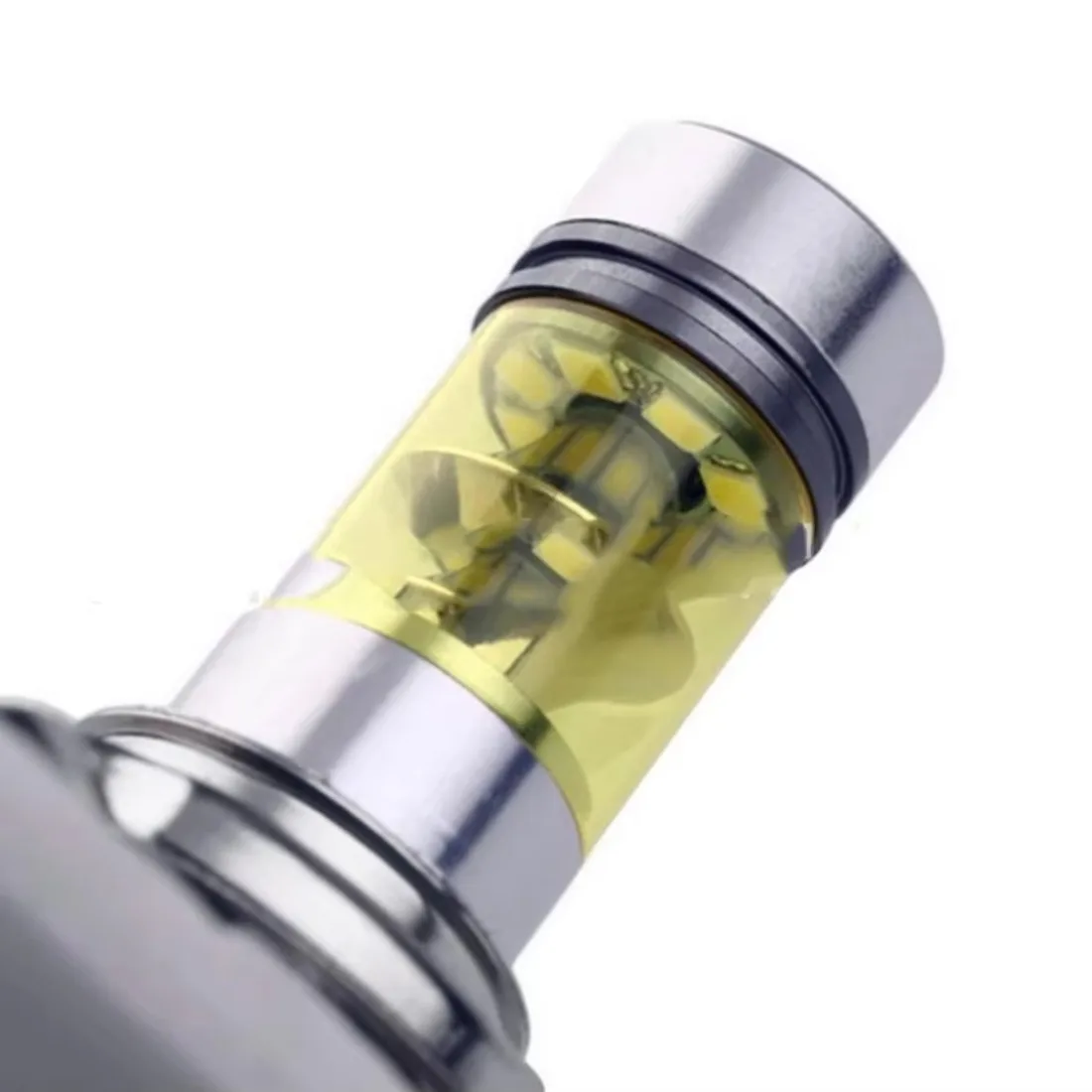 12V 2pcs 1000Lm H4 Fog Lamp Bulb Car Lights LED Bulbs Yellow Auto Light 3000K Parking Driving Daytime Running