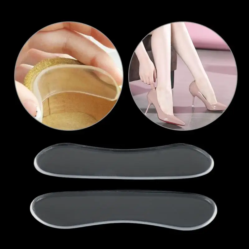 

Silicone Insoles For Shoes Anti Slip Gel Pads Foot Care Protector For Heel Rubbing Cushion Pads Shoes Insoles Insert Stickers