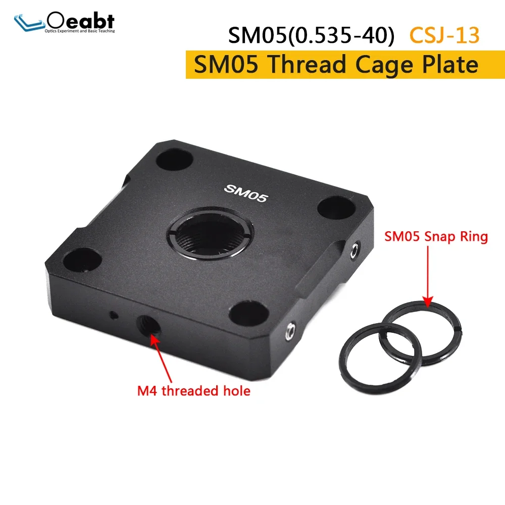 

CSJ-13 SM05 Резьбовая клетка Пластина 30 мм Коаксиальная клетка SM05 Резьбовая клетка Пластина Оптический эксперимент Испыские аксессуары