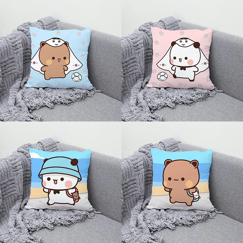 

Bubu Dudu 45*45 Pillowcases Cute Cushion Covers Pillows Decor Sofa Decorative Pillow Cases Pillowcase Short Plush Cover Cushions