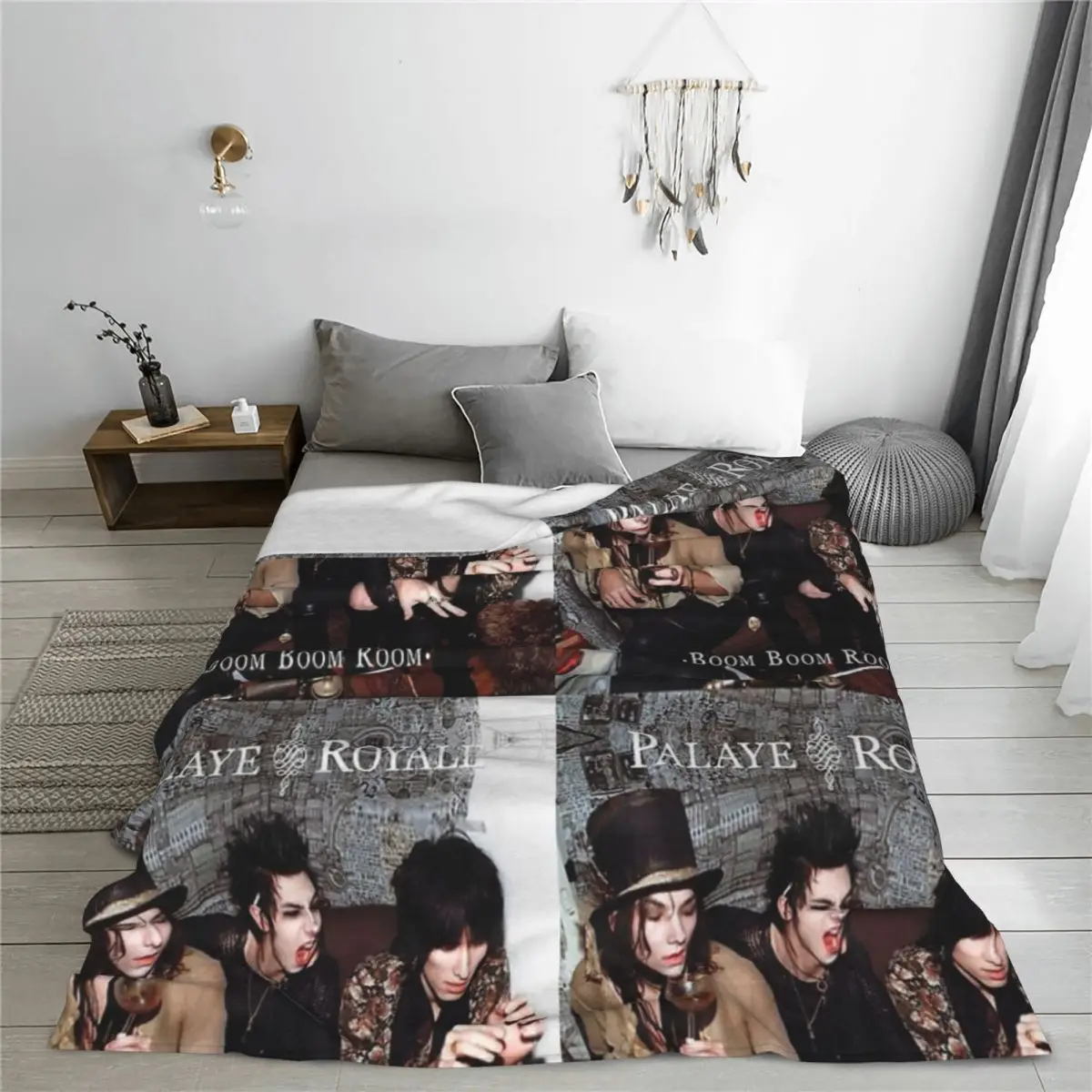Одеяло Good Palaye Royale Band Флисовое одеяло с музыкой и логотипом четыре размера