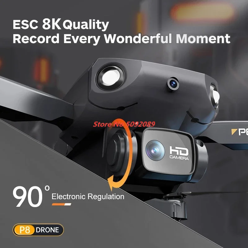 4K двойная камера ESC Wi-Fi FPV четырехстороннее инфракрасное предотвращение
