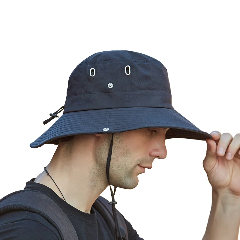 

Men Summer Breathable Sun Hat Outdoor Fishing Cap Women Solid Color Fisherman Hat for Travel Hiking Climbing Beach Caps