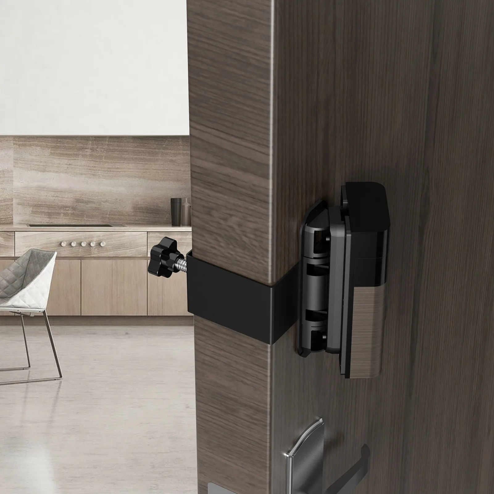 

Doorbell No-Drill Mount Angle Adjustment Bracket For Rings Video Doorbell 3 4 Generation Holder For Apartment Door Punch Free