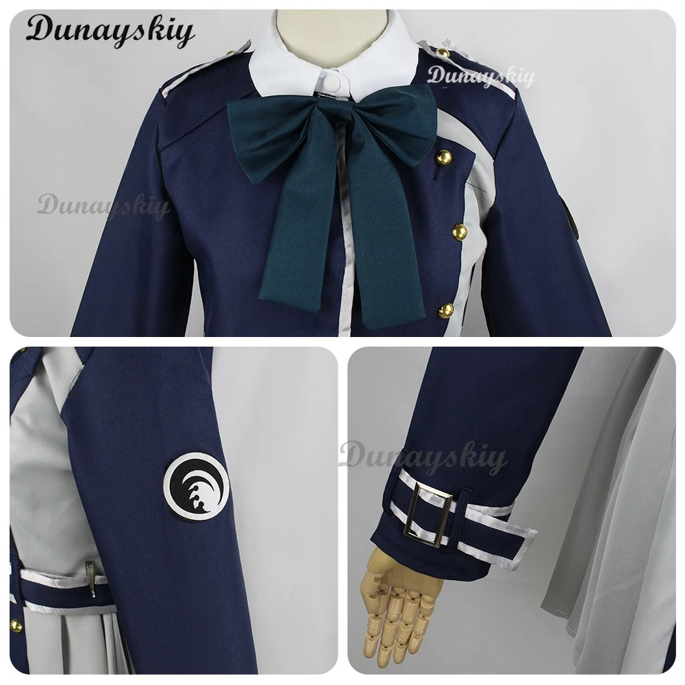 Lycoris отдача nishikier Chisato Inoue Takina косплей костюм платье униформа парик Полный