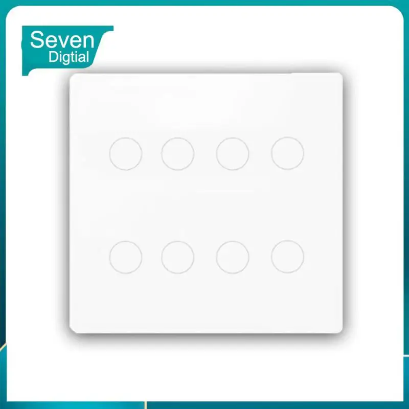 

Voice Control Glass Screen Touch Panel Wifi Smart Switch Timing Background Light Wireless Wall Switches Smart Home