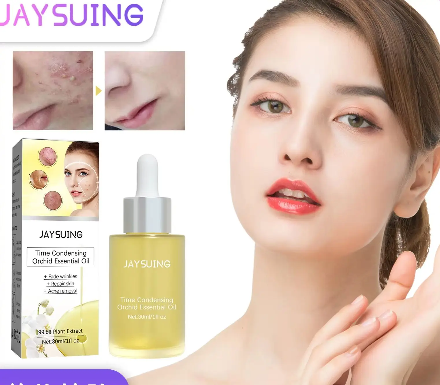 Рекомендовано Jaysuing эфирное масло для орхидеи очищение осветление угрей