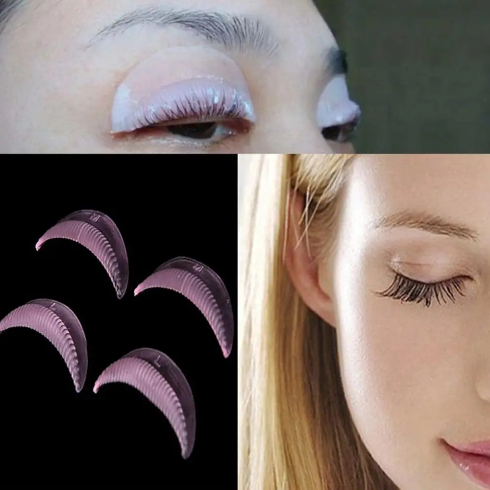 

5 Pairs New Makeup Tools Reusable Permanent Silicone Curler Shield Perm Eyelash Pad Embedded Patches Curler Lifting