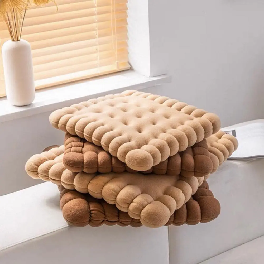 

Beautiful Chair Seat Cushion Lightweight Breathable 3 Colors Butt Plush Chair Pad Cushion Seat Cushion Fine Stitching