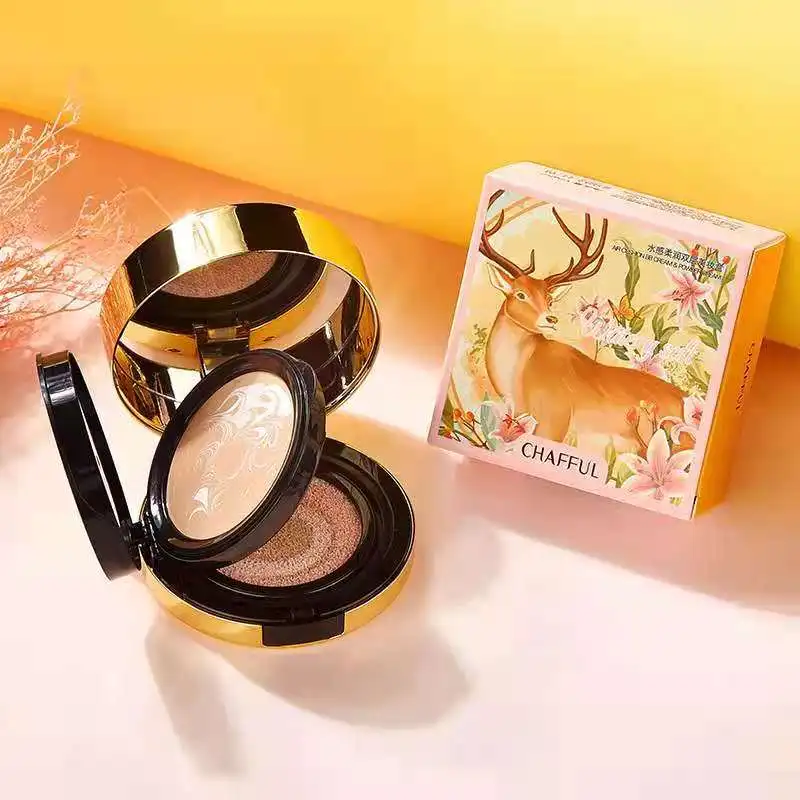 

Natural Face Powder Mineral Foundations BB Air Cushion Foundation CC Cream Concealer Makeup Cosmetic Brighten Face Base Tone