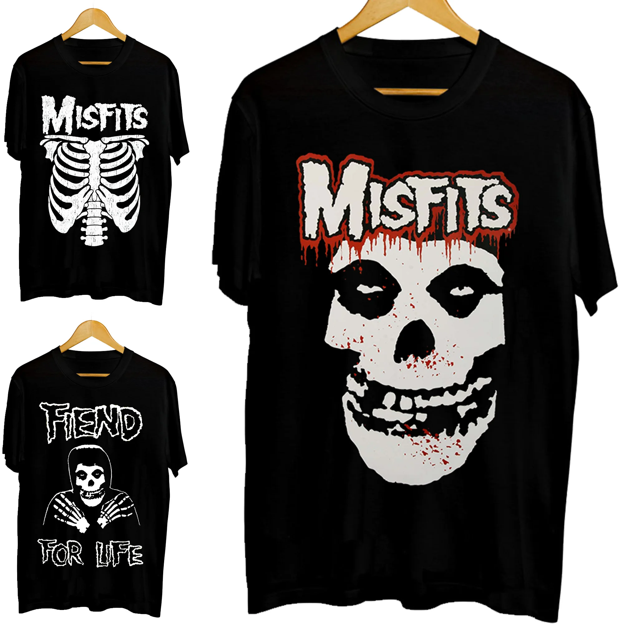 

Мужская футболка fantaisie Misfits New crâne graphique impression T-shirt coton