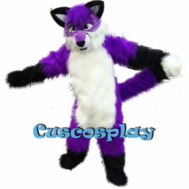 

Костюм-талисман с изображением лисы хаски, Мультяшные наряды для косплея