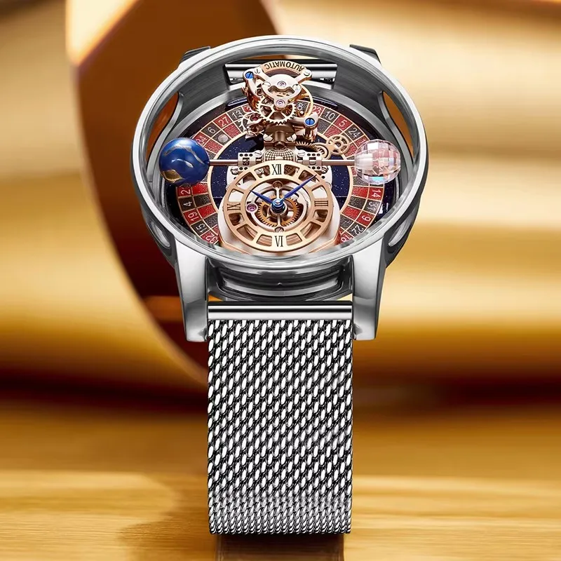 Новые мужские часы Лучший бренд Роскошные швейцарские кварцевые Мужские Jacob co