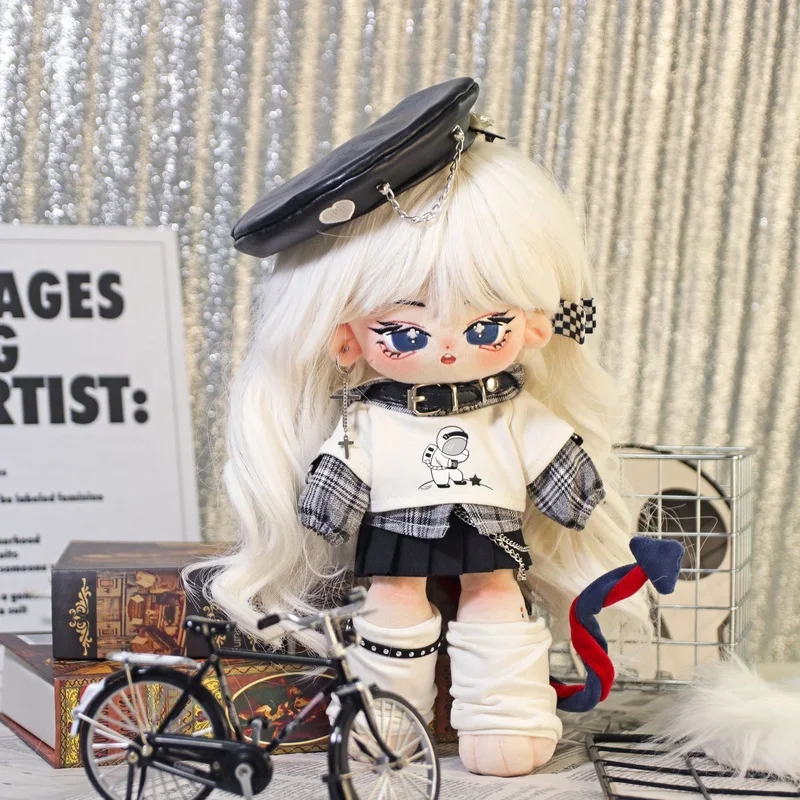 Фото Только одежда Star Idol Shibuya Harajuku Girl Group Dress Юбка Gyaru Gal Y2k Abby Style Плюшевая кукла 30 см Милый костюм своими руками №2