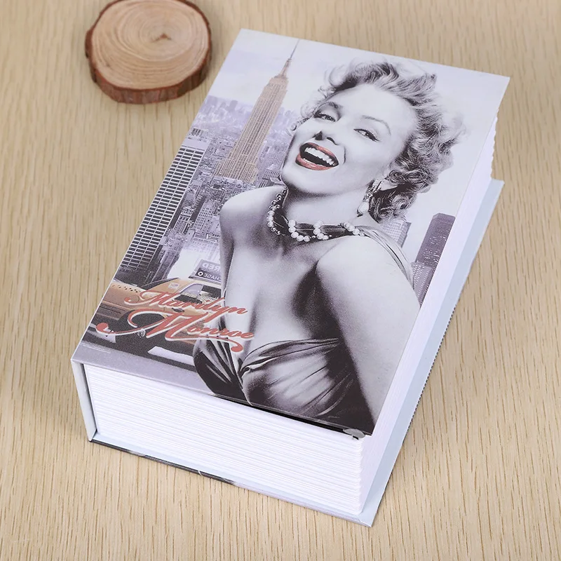 

about 115*85*45mm Simulated book safe money box mini size storage box with key cash box