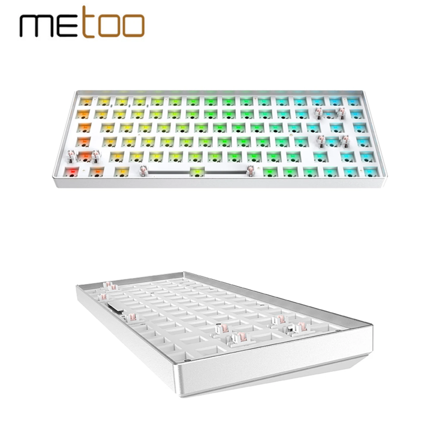 

Комплект механической клавиатуры TES84 Hot Swap, проводной съемный кабель, RGB подсветильник ка, совместимая с 3/5 контактами для Cherry Gateron Kailh