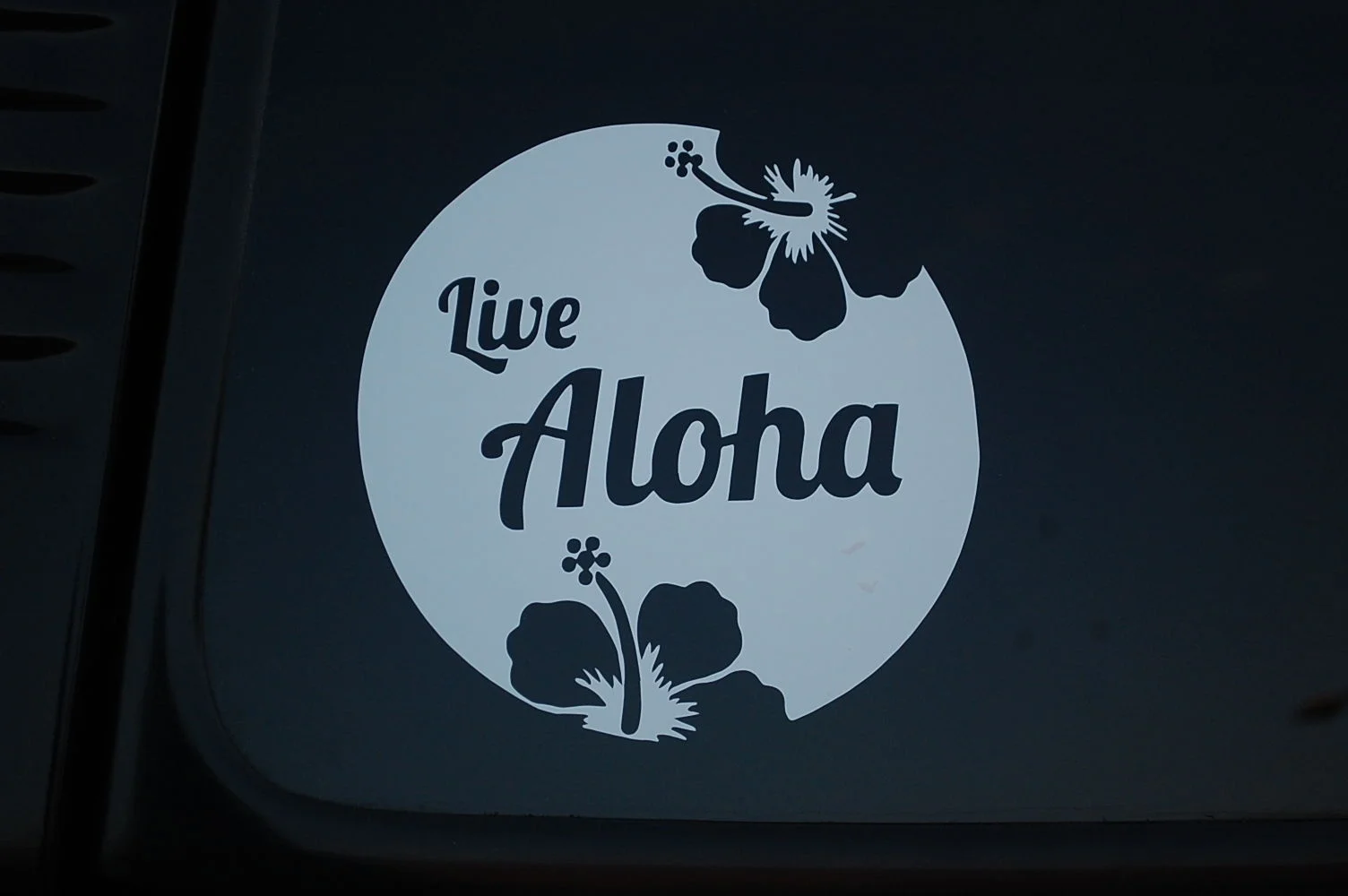 

For LIVE ALOHA Sticker Vinyl Die Cut Decal Hawaiian Islands Car Home Wall Deco V294 Styling
