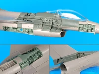 148 die cast resin doll model assembly kit aircraft model conversion parts f 16 c conversion kit
