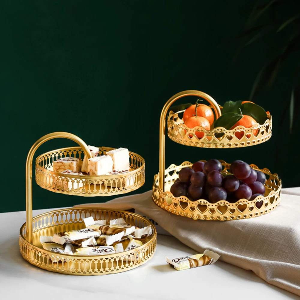 

Fruit Storage Tray Open Three-dimensional Storage Design Support Stability Durable Polished And Smooth Bottom Fruit Salad Plate