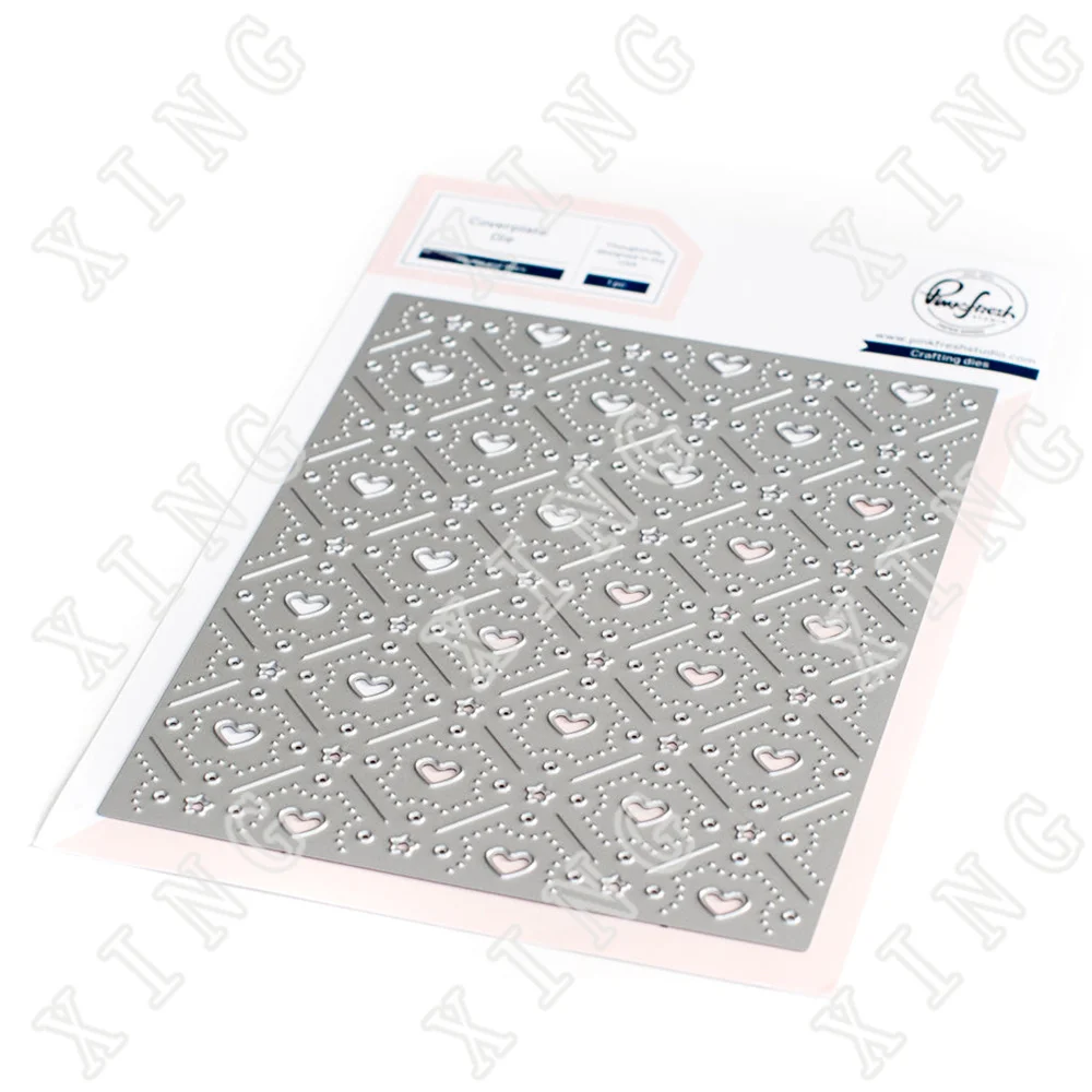 

2022 New Hearts Stars Coverplate Cutting Dies Diy Craft Paper Greeting Cards Diary Album Scrapbooking Decoration Embossing Molds