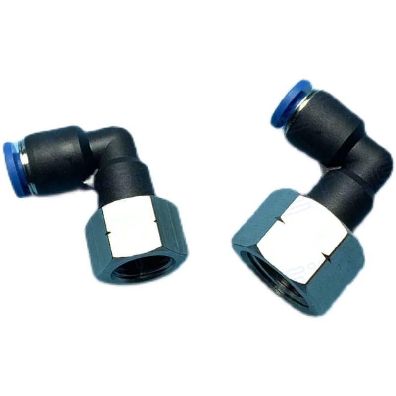 

Колено 90 градусов 1/8 "-1/2" NPT BSP Внутренняя резьба 4 6 8 10 12 мм Трубка Латунная пневматическая вставной фитинг Воздушный фитинг Быстроразъемный