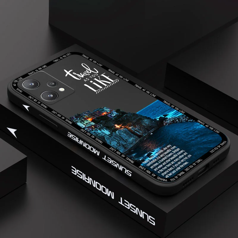 

Love Travel Case For OPPO Realme 9 9i 8 8i 7 7i 6 Pro Plus C30 C31 C35 C1 C11 C12 C15 C20 C21Y C25 C25S Cover