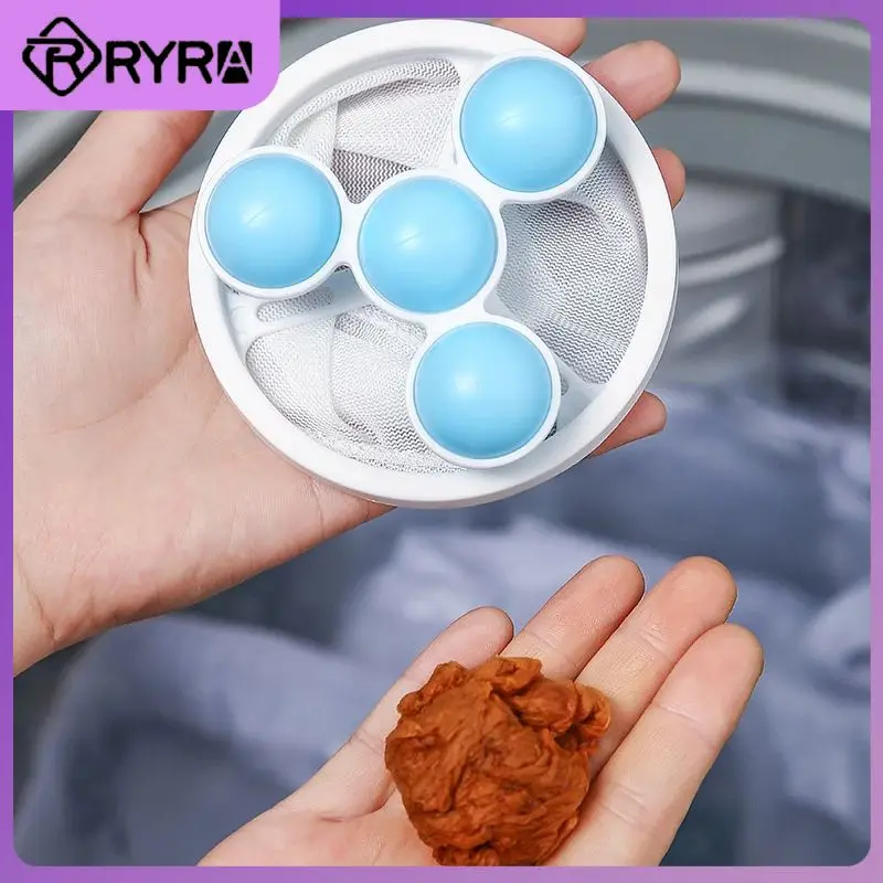 

2/4/5PCS Reusable Animal Hair Brush Clothes Dryer Removes Lint Clothes Washing Machine Cleaners Electric Lint Remover Balloons