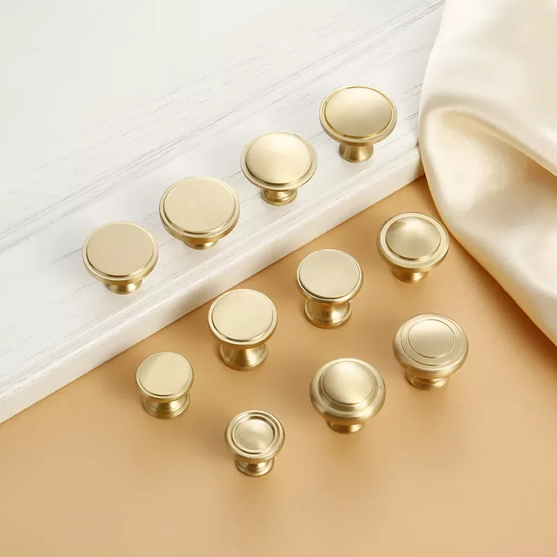 

Furniture Handles Copper Cabinet Knobs Wardrobe Dresser Drawer Knobs Kitchen Cupboard Chinese Style Door Handle Pulls