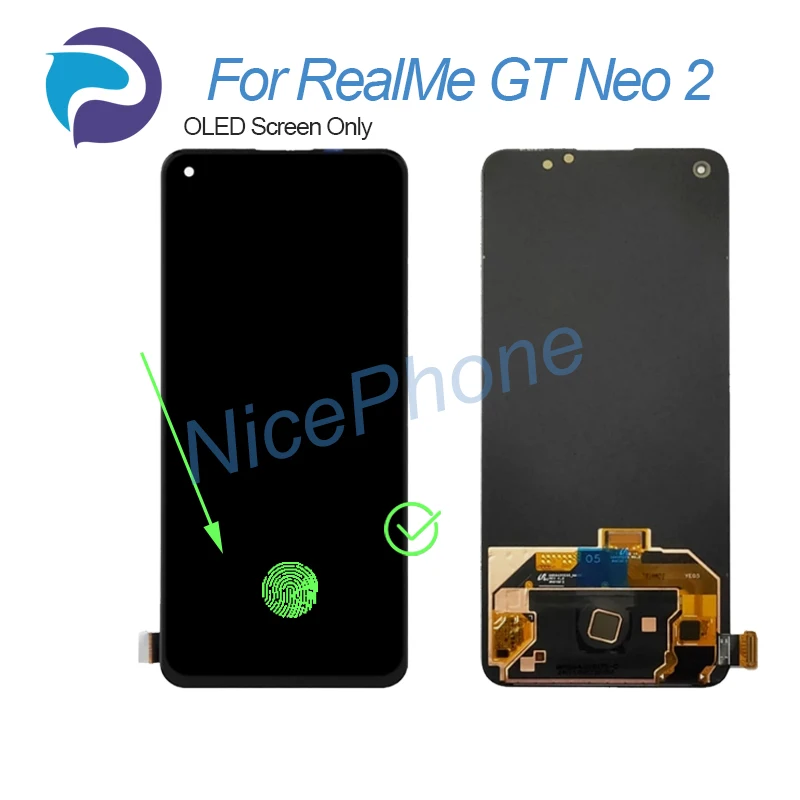 ЖК-экран для RealMe GT Neo 2 + сенсорный дигитайзер дисплей 2400*1080 RMX3370