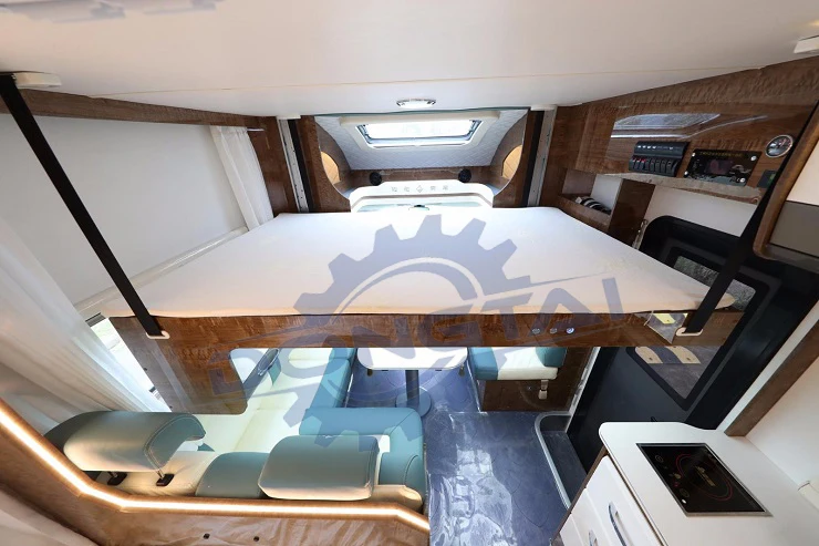 

high quality CE qualified caravan accessories RV motorhome electric adjustable bed lift up