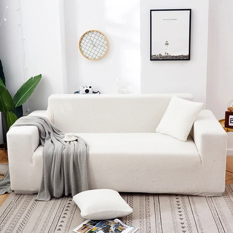 

Solid color four seasons universal sofa cover
