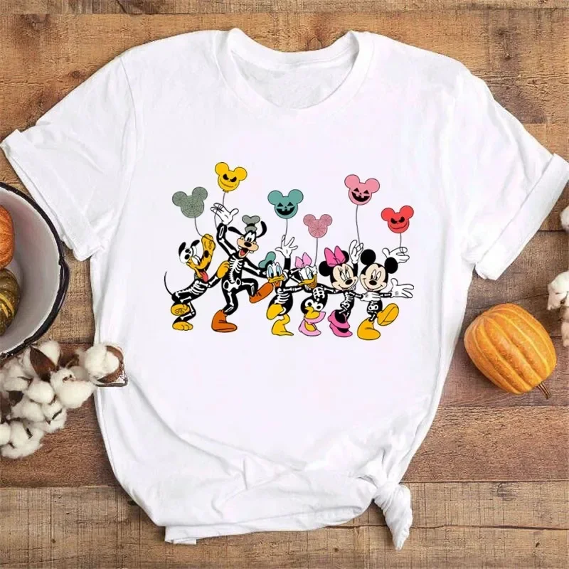 Счастливый Хэллоуин Микки женские футболки фестиваль Vibe одежда для отпуска