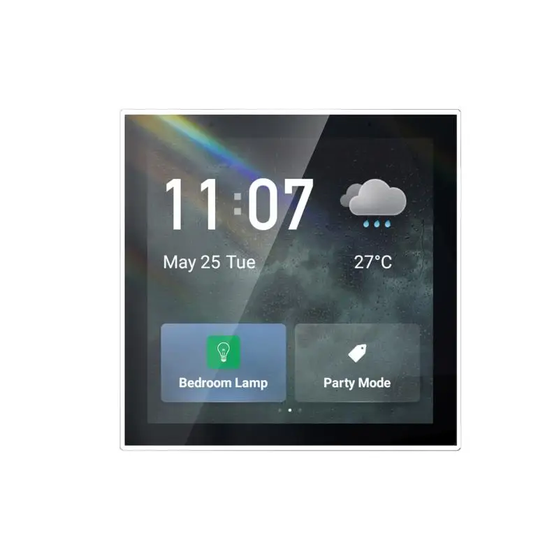 

Tuya Smart Home Multi-functional Touch Screen Control Panel 4 Inches Central Control For Intelligent Scenes Smart Tuya Devices