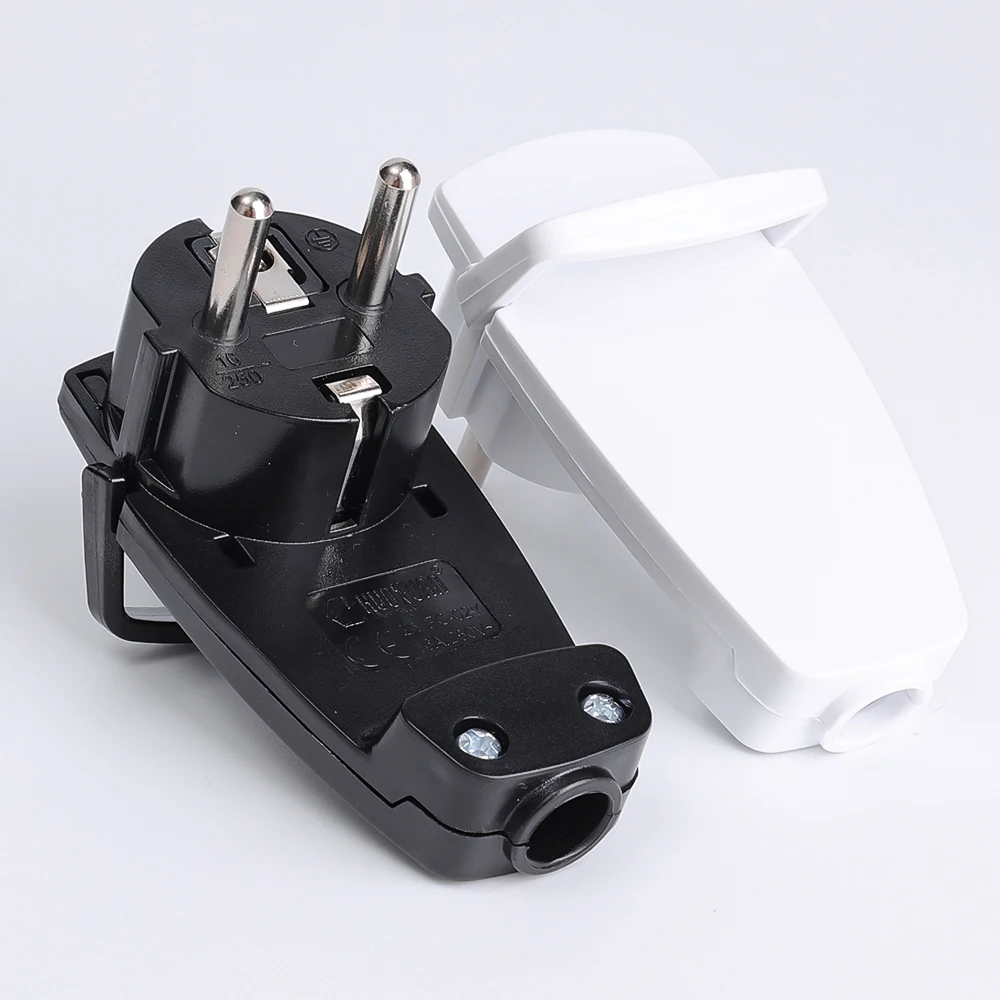 Адаптер вилки европейского стандарта 250 В/16 А