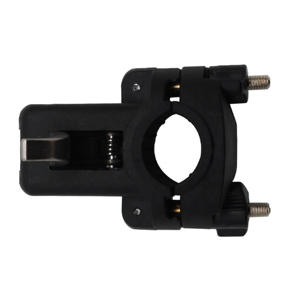 

Adjustable Clamp Fishing Rod Holder, Boat Pole Mount Bracket with Rubber Pad, Easy Installation and Quick Release Red