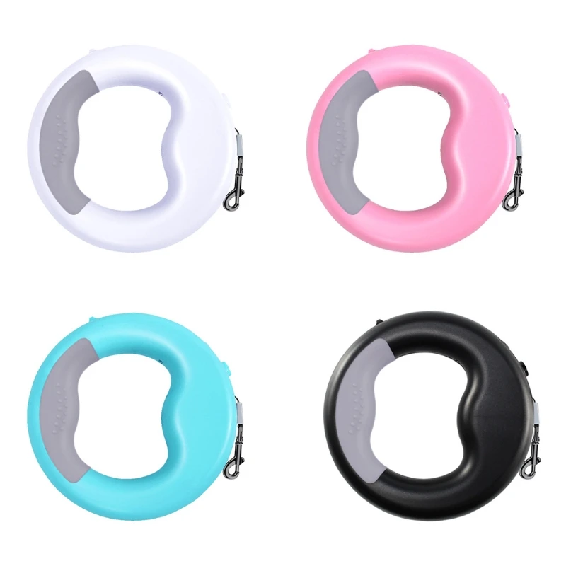 

Nylon Pet Leash With One Hand Brake Retractable Dog Leash With LED Light