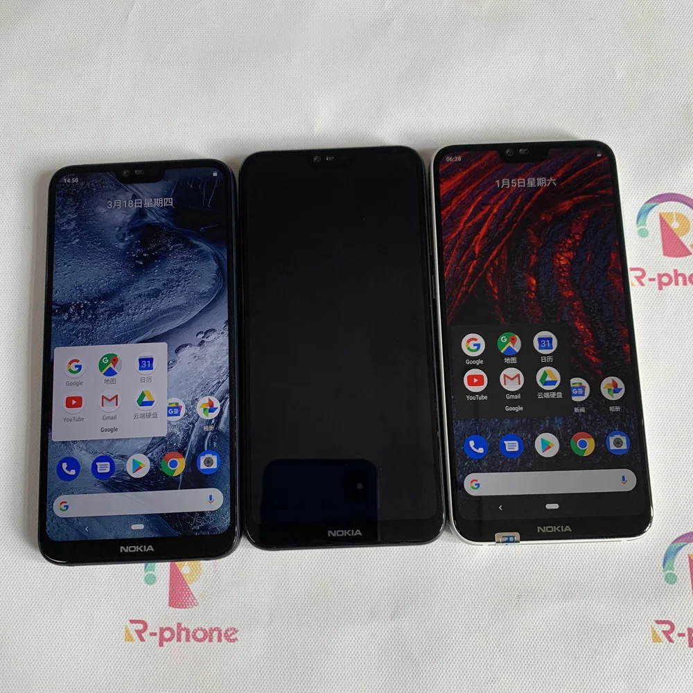 Nokia X6 телефон 6 1 плюс мобильный с двумя sim-картами 4G LTE 5 8 '✖MP ROM Android смартфон
