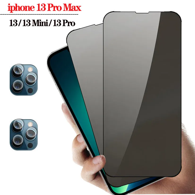 

Anti-Spy Glass For Iphone13 Pro Max Accessories Smartphone Tempered Glass Iphone 13Pro Max Full Cover 9H Hard Privacy