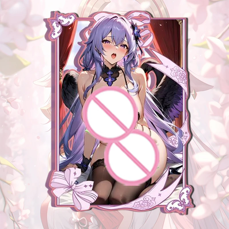 История богини персиковая вырезанная металлическая карточка Хатсуне Мику ОРУ