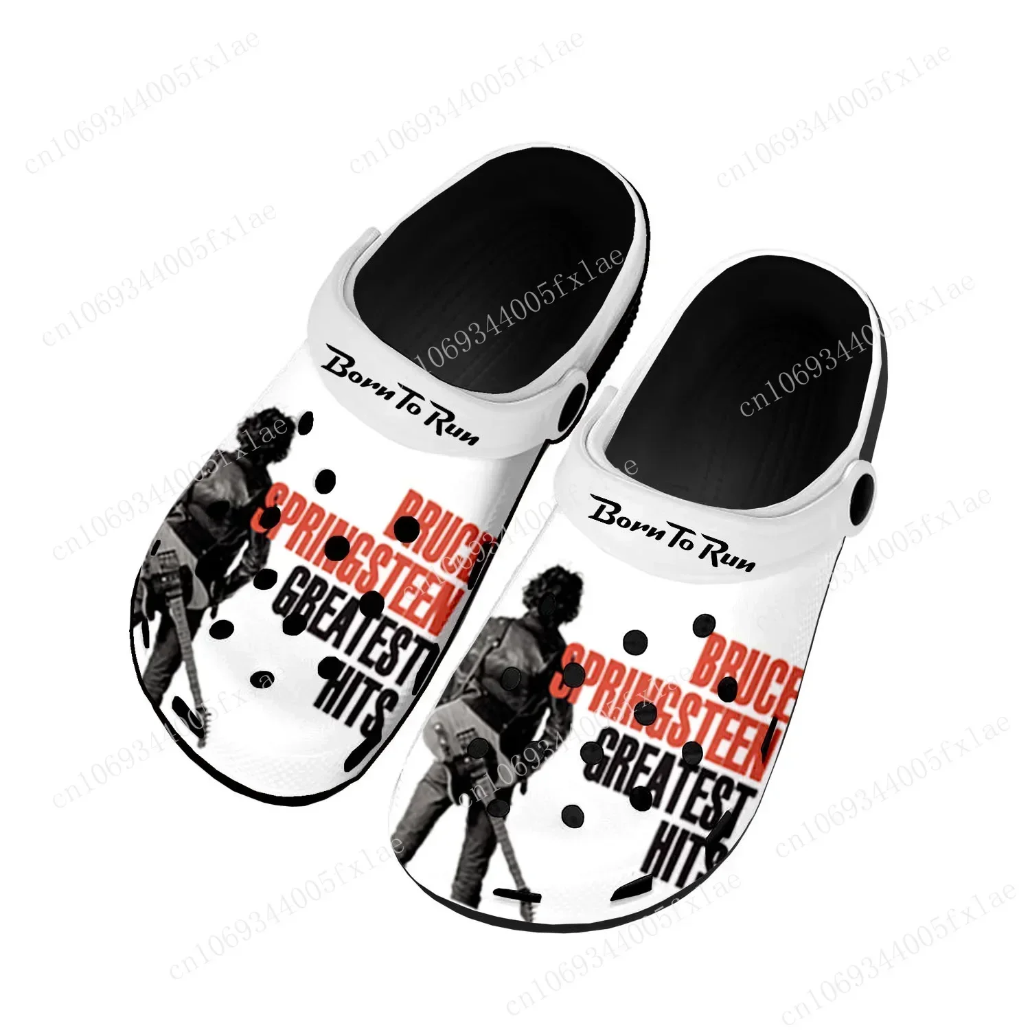 Born To Run Home Clogs Custom Water Shoes Mens Womens Bruce Springsteen Teenager Shoe Garden Clog Breathable Beach Hole Slippers